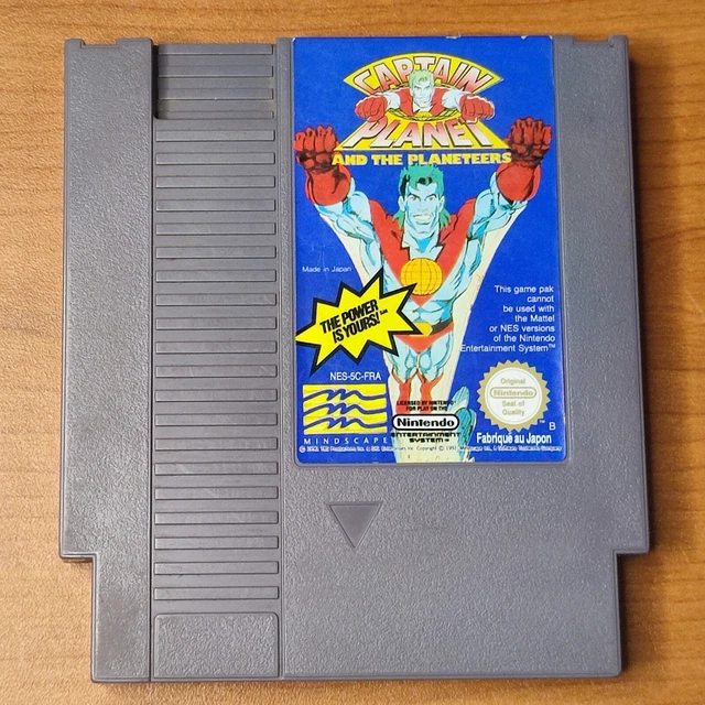 CAPTAIN PLANET AND the Planeteers per Nintendo NES PAL 1990