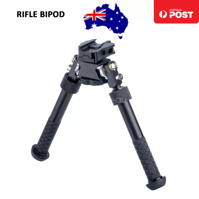 Rifle Bipod 6.5- 9" Foldable QD Picatinny Rail Mount V8 Adjustable Bipod