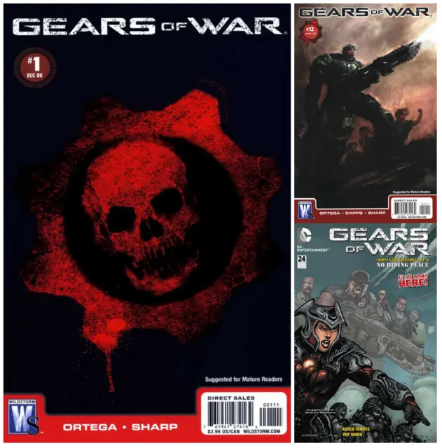 Gears of War U PICK comic 1 2 3 4 5 6 7 8 9 10 11 12-24 VF/NM 2008 DC/Wildstorm