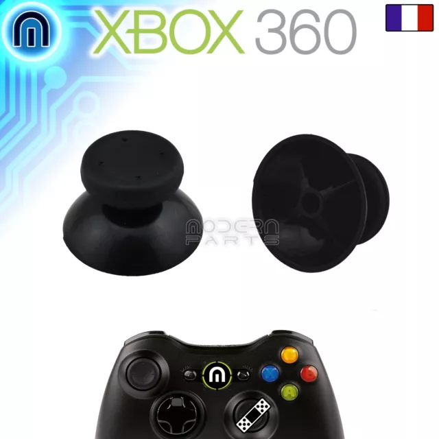 2x Joystick pour Manette de Xbox 360 Boutons Stick Analogique Pads Pad X360 Noir