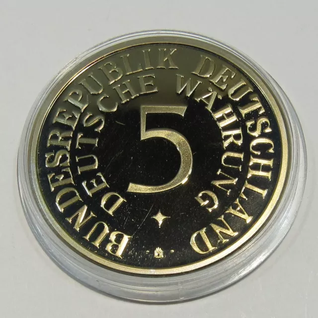 M221 feine Medaille 40 Jahre Silberadler 1991 Neusilber 35mm ca.20g Spiegelglanz