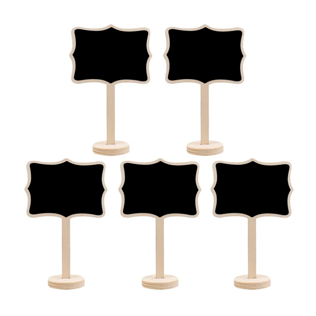 6 Targhette Legno Per Fai Da Te - 13x14 Cm Con Foro Per Appendere - Ideali Per Decorazioni