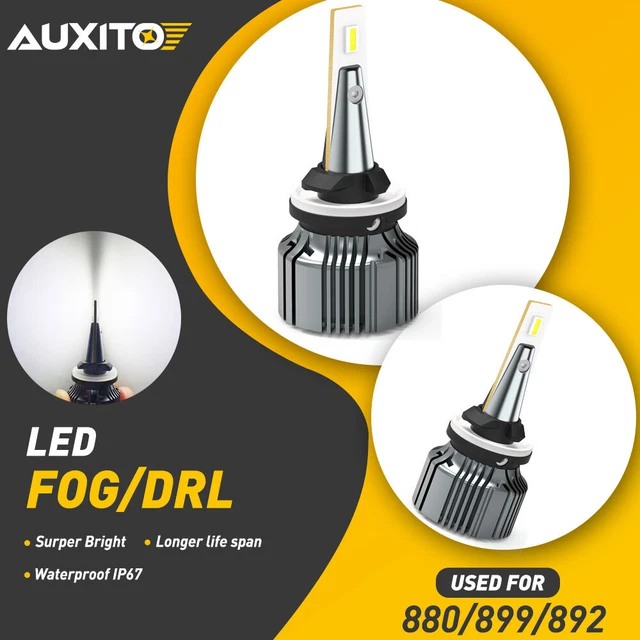 360° Lighting LED 880 892 Bright White Fog Driving Lamp High Power DRL Bulbs EON