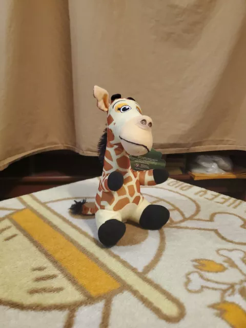 2021 Madagascar Dreamworks Toy Factory Approx 8” Melman The Giraffe Plush W/TAG