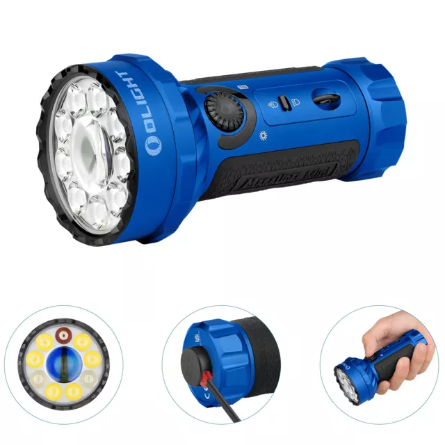 Olight Marauder Mini Flashlight for Versatile Lighting Dual Beam with RGB LEDs 2