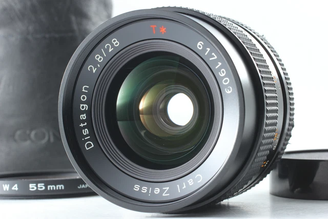 [MINT] Contax Carl Zeiss Distagon T* 28mm F/2.8 AEJ Lens CY C/Y Mount From JAPAN