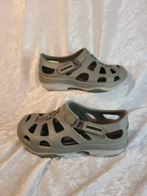 Shimano Sandals Mens 5 / Womans Size 7 EVAIR Marine Fishing Shoes Gray Outdoor