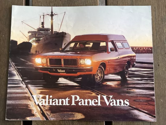 Valiant Chrysler CL Panel Vans Dealer Sales Brochure Hemi 6 & V-8