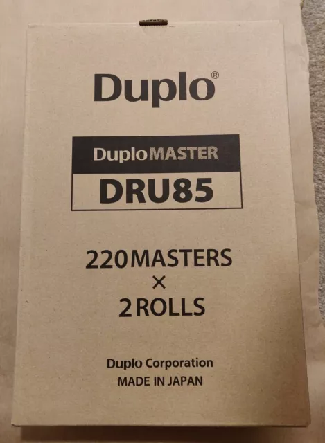 Duplo DuploMASTER | DRU85 | (220 Masters x 2 Rolls) DuPrinter DP-U / DP-S / U850