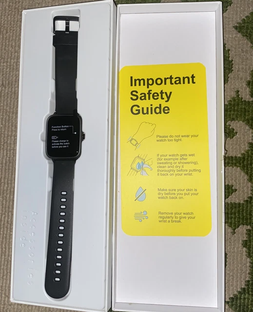 Letsfit Smart Watch with Heart Rate Monitor Sleep Monitor Blood Oxygen New IB