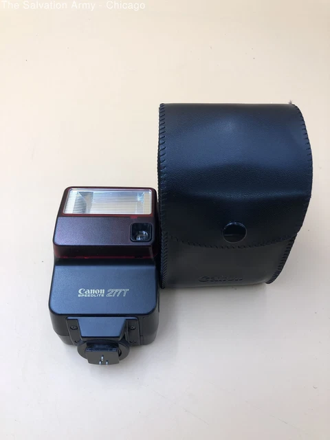 Canon Speedlite 277T Camera Flash in Case