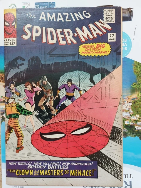 amazing spider man comic number22in fine minus 1app princess python