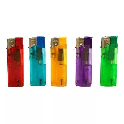 Electronic Lighters Refillable Gas Child Safety Adjustable Flame 2