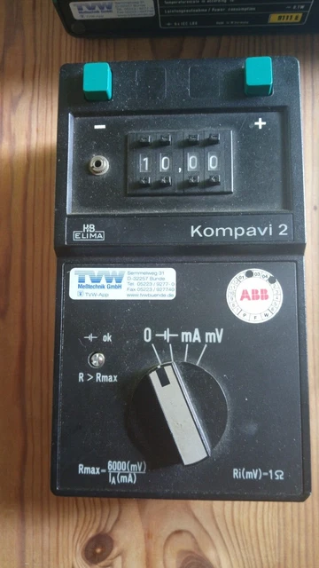 Kompavi 2 und 4 Widerstandsthermometer + 2 Meßfühler Pt100