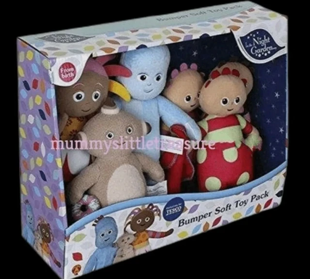 In the night garden bumper soft toy pack tesco outlet