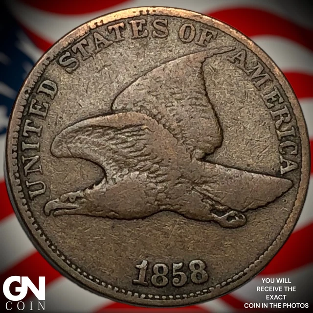 1858 Flying Eagle Cent  Q3651