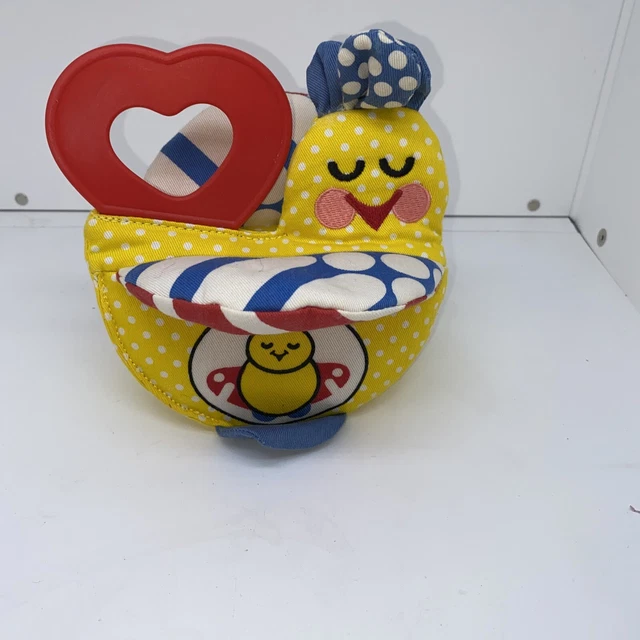 VINTAGE HAPPY HEN By Parent Magazine Baby/child chicken rattle toy $22. ...