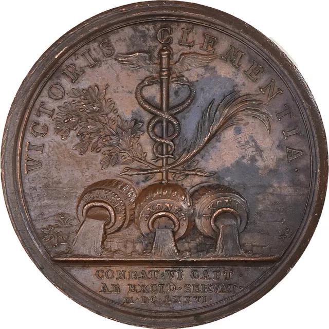 [#1151700] France, Médaille, Louis XIV, Prise de Condé, History, 1676, Mauger, R 2