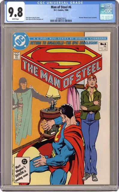 THE MAN OF STEEL ( D.C. Comics - 1986) #6 CGC 9.8