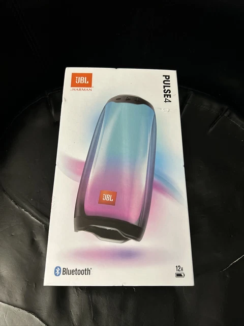 JBL Pulse 4 Black Portable Bluetooth Speaker Enabled Waterproof Colorful LED JBL Pulse 4 Black Portable Bluetooth Speaker Enabled Waterproof Colorful LED