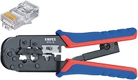 KNIPEX Crimping tool Crimp lever pliers RJ11/12/45 9.65/11.68 mm 97 51 10 SB