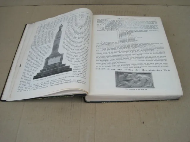 Buch mit dem Titel:MEDIZINISCHE WELT 1927 Ärztliche Wochenschrift gebunden selt. 5