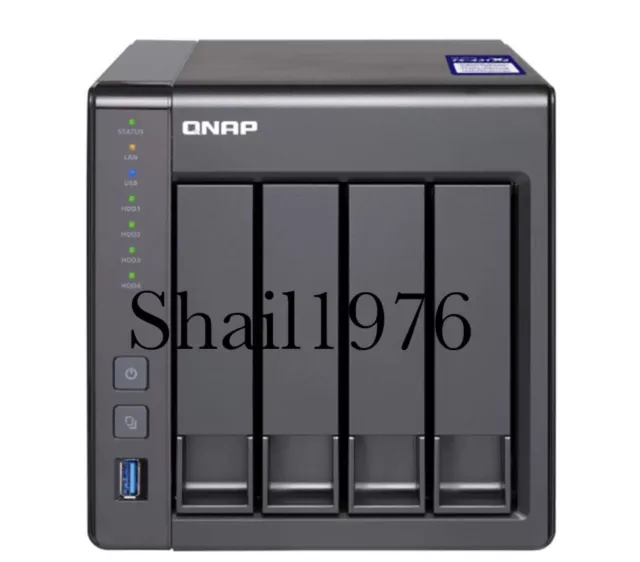 QNAP TS-431X2-8G 4 Bay Diskless NAS AL-314 Quad Core 1.7GHz CPU 8GB RAM