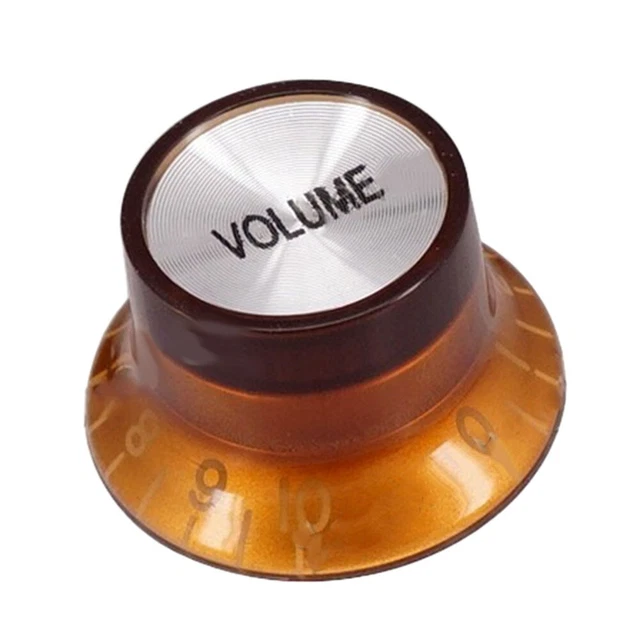 Manopole A Cupola Per Chitarra - 4 Pezzi Nere, Con Viti - Per Chitarra Elettrica E Basso