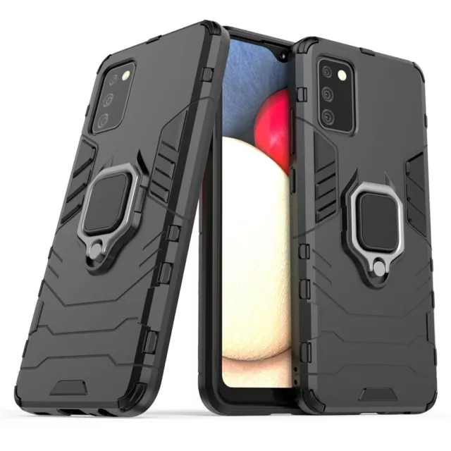 COVER Per XIAOMI REDMI NOTE 12 PRO 4G CUSTODIA ANTIURTO MAGNETICA ARMOR RING 3