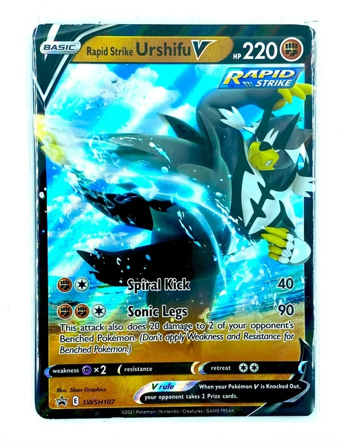 Carte Pokémon Braségali V 020/198 Rapid Strike - Double Rare (RR), Expansion Épée Et Bouclier Règne De Glace