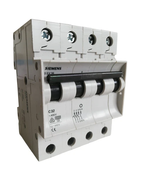 Interruttore Magnetotermico Siemens 5SL6 - 400V 6KA 3 Poli B16A Per Protezione Impianti Elettrici - Foto 8