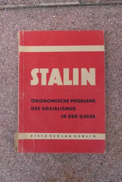 Buch: Ökonomische Probleme des Sozialismus in der UdSSR, Stalin, J. W. , 1952