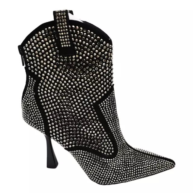 I.N.C. INTERNATIONAL CONCEPTS Oaklynne Booties Black Bling 10M MSRP $129.50