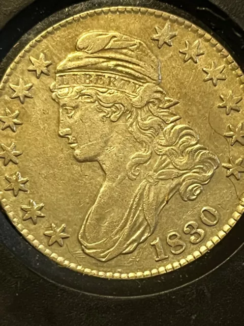 1830 US capped liberty half dollar WOW flowing