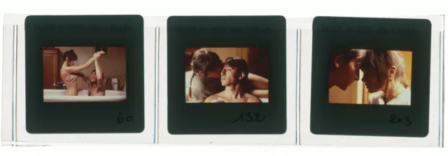 Lot 3 ektas slides originaux Nuit d'été en ville Marie Trintignant sexy Anglade