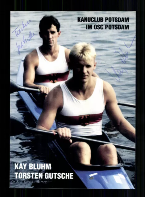 Kay Bluhm Autogrammkarte Original Signiert Kanu + A 228087