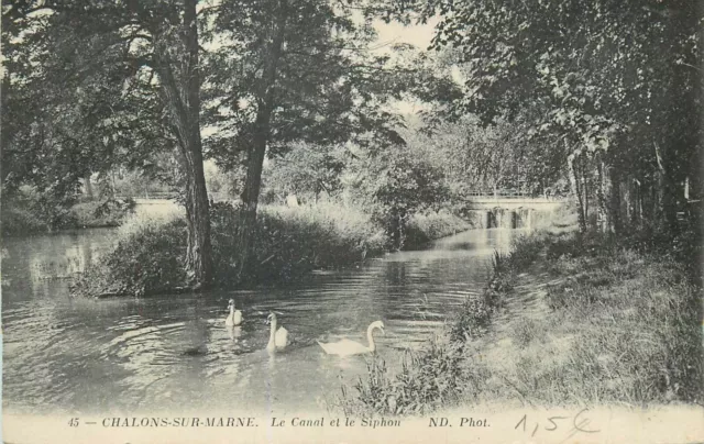 51 CHALONS SUR MARNE le canal