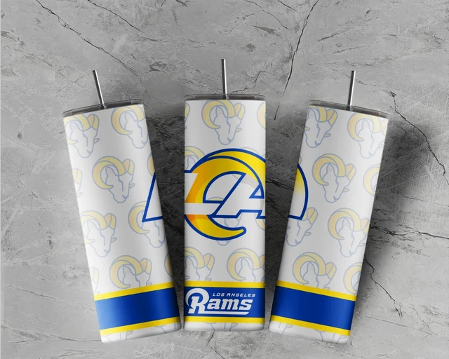 Los Angels Rams 20 oz hot cold Tumbler Double Walled Game Day