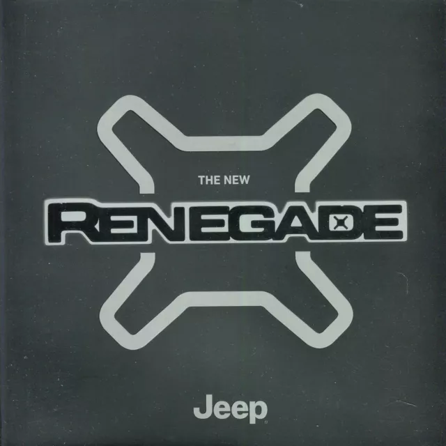 Jeep Renegade 2015 UK market full colour sales brochure