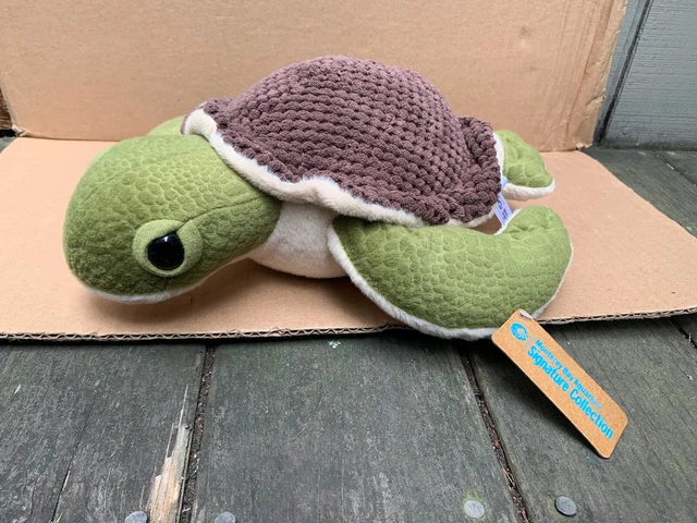 Monterey Bay Aquarium Sea Turtle Plush Stuffed Animal 14” NEW WITH TAGS 2016