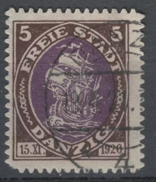 Briefmarke Freie Stadt Danzig MICHEL-Nr. 53 gestempelt