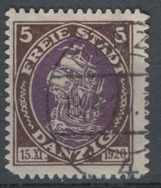 Briefmarke Freie Stadt Danzig MICHEL-Nr. 53 gestempelt