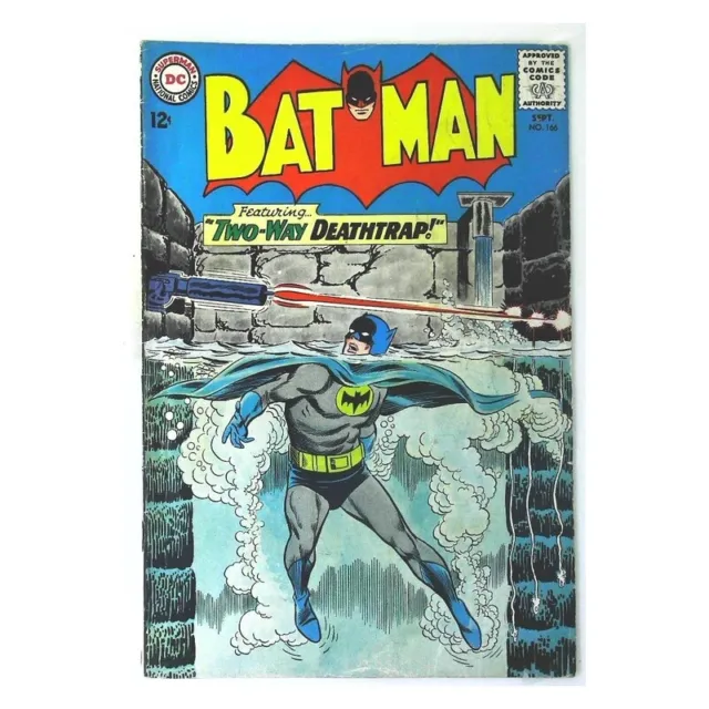 Batman (1940 series) #166 in Very Good + condition. DC comics [g~