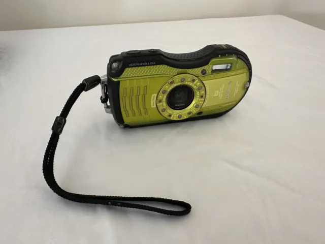 Ricoh WG-4 Waterproof Digital Camera Ricoh Green Waterproof Shockproof Read Desc