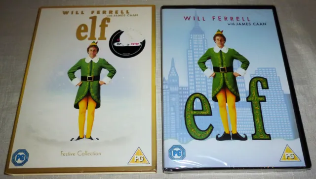 ELF Movie DVD (2018) *SEALED* Will Ferrell James Caan Festive Christmas Comedy