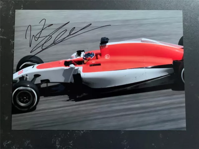 Will Stevens Hand Signed 12x8 Photo F1 Autograph Manor Marussia 3