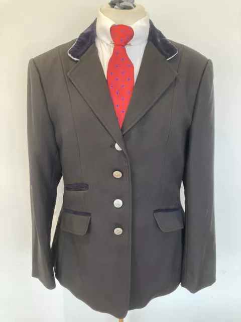 Ladies Shires Black Show Jacket 40”.    Ref 350