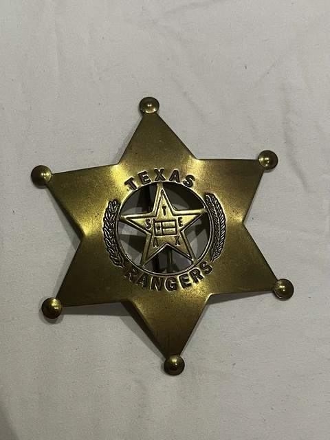 Texas Ranger Button **RARE AUTHENTIC FOX Stamped** Texas Ranger Badge £449.00 - PicClick UK