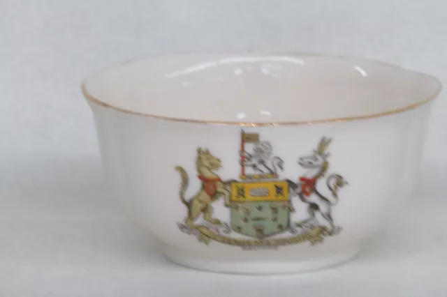 WH Goss England Porcelain Salford Coat of Arms Small Mug Cup 3527B