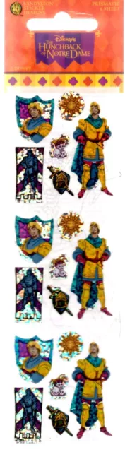 Disney Hunchback of Notre Dame 1996 Sandylion Prismatic Stickers Pack